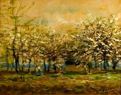 Blossoming Grove by Laszlo Mednyanszky